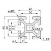 這種40*40的流水線型材哪家有？