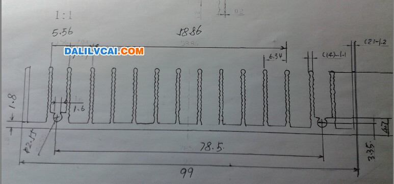 梳子型散熱器鋁材