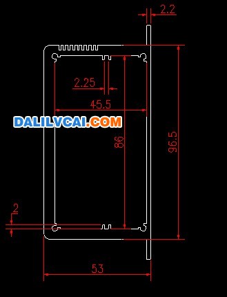 外殼散熱器鋁型材