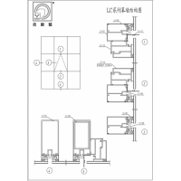 經(jīng)濟型LC系列鋁合金玻璃幕墻型材