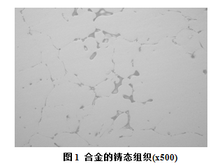 6082鋁合金的鑄態(tài)組織